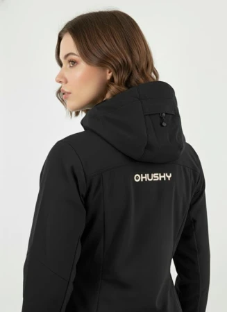 Husky Silvo L black dámská softshell bunda