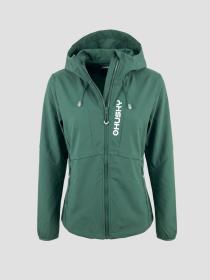 Husky Silvo L green dámská softshell bunda
