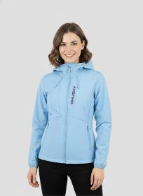 Husky Silvo L light blue dámská softshell bunda