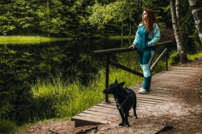 Husky Suli L pink/blue dámská softshell bunda