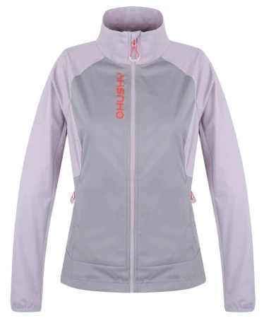 Husky Suli L purple/grey dámská softshell bunda