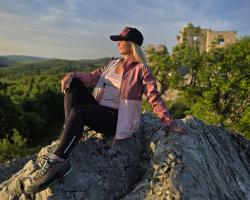 Husky Luma L pink dámská ultralehká bunda