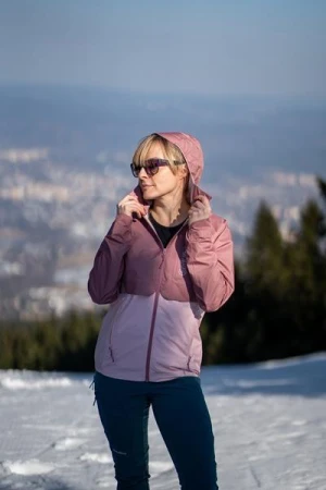 Husky Luma L pink dámská ultralehká bunda