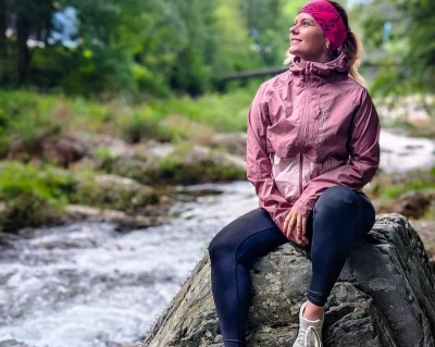 Husky Luma L pink dámská ultralehká bunda
