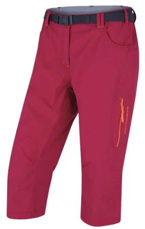 Husky Klery L magenta dámské 3/4 kalhoty
