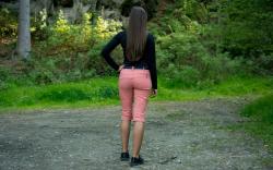 Husky Dámské 3/4 kalhoty Klery L růžová