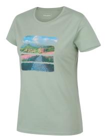 Husky Tee Flo L light green dámske bavlnené tričko Husky Tee Flo L light green dámske bavlnené tričko