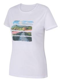 Husky Tee Flo L white dámske bavlnené tričko Husky Tee Flo L white dámske bavlnené tričko