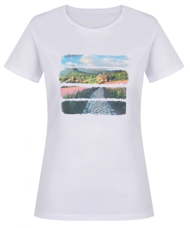 Husky Tee Flo L white dámské bavlněné triko