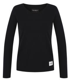 Husky Tee Loba L black dámské bavlněné triko