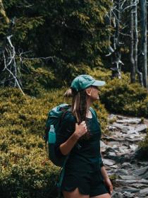 Husky Tee Loba L black dámské bavlněné triko