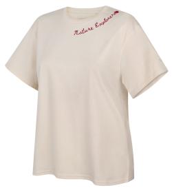 Husky Tee Nature L beige dámské bavlněné triko