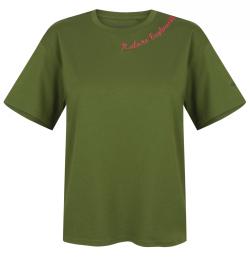 Husky Tee Nature L green dámské bavlněné triko