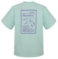 Husky Tee Stamp L light mint dámské bavlněné triko