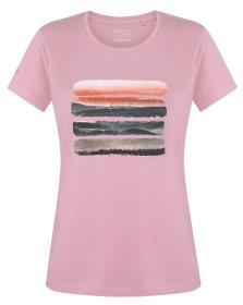 Husky Tee Vane L light pink dámské bavlněné triko