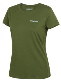 Husky Tee Walker L green dámské bavlněné triko Husky Tee Walker L green dámské bavlněné triko