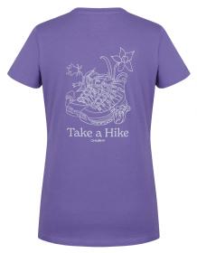 Husky Tee Walker L purple dámské bavlněné triko