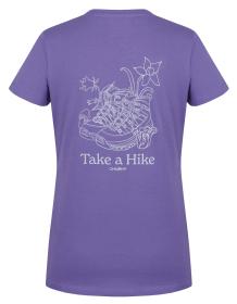 Husky Tee Walker L purple dámské bavlněné triko