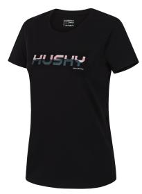 Husky Tee Wild L black dámske bavlnené tričko Husky Tee Wild L black dámske bavlnené tričko