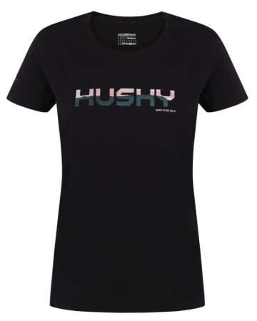 Husky Tee Wild L black dámské bavlněné triko