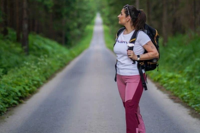 Husky Tee Wild L black dámské bavlněné triko
