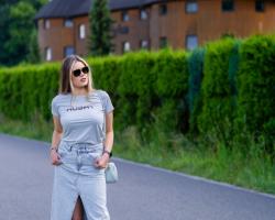 Husky Tee Wild L dark grey dámské bavlněné triko