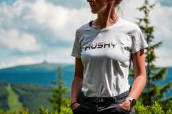 Husky Tee Wild L light grey dámské bavlněné triko