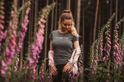 Husky Tee Wild L light grey dámské bavlněné triko