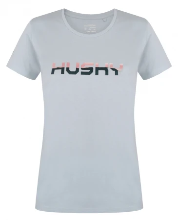 Husky Tee Wild L light grey dámské bavlněné triko
