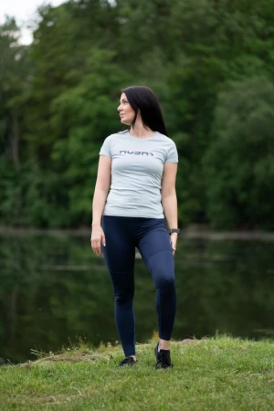 Husky Tee Wild L light grey dámské bavlněné triko