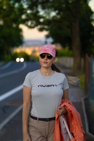 Husky Tee Wild L light grey dámské bavlněné triko