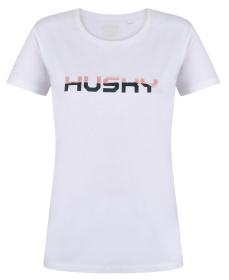 Husky Tee Wild L white dámské bavlněné triko
