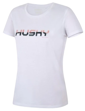 Husky Tee Wild L white dámské bavlněné triko