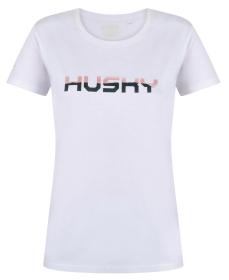 Husky Tee Wild L white dámské bavlněné triko