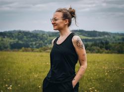 Husky Tao L black dámské funkční tílko