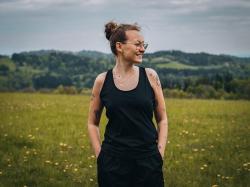 Husky Tao L white dámské funkční tílko