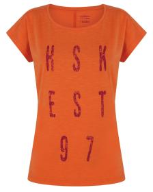 Husky Tingl L lt. orange dámské funkční triko
