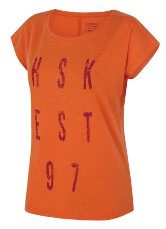 Husky Tingl L lt. orange dámské funkční triko