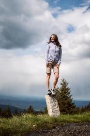 Husky Kiani L beige dámské kraťasy