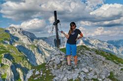 Husky Kimberly L blue dámské kraťasy