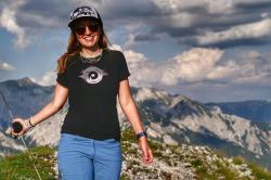 Husky Kimberly L blue dámské kraťasy