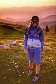 Husky Kimberly L blue dámske kraťasy