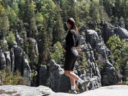 Husky Kimberly L bordo dámské kraťasy