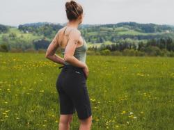 Husky Kimberly L dark grey dámské kraťasy