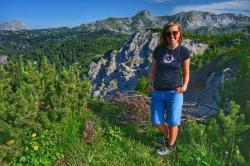 Husky Kimberly L dark grey dámské kraťasy