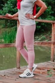 Husky Dasana L pink dámské legíny