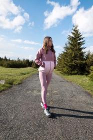 Husky Dasana L pink dámské legíny