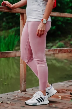 Husky Dasana L pink dámské legíny
