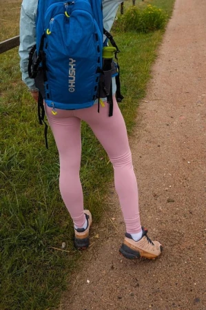 Husky Dasana L pink dámské legíny