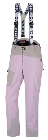 Husky Glad L pink/beige dámské lyžařské kalhoty Husky Glad L pink/beige dámské lyžařské kalhoty